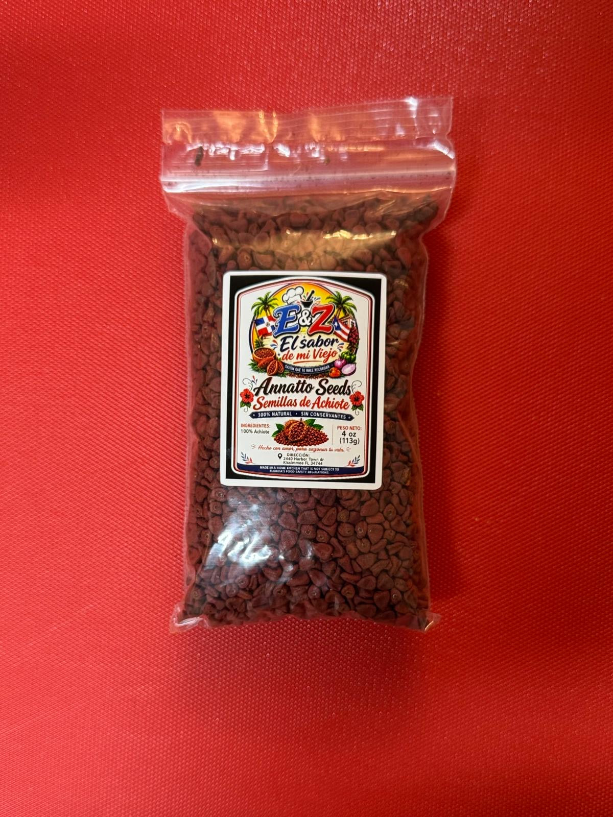 Semilla de Achiote | Annatto Seeds