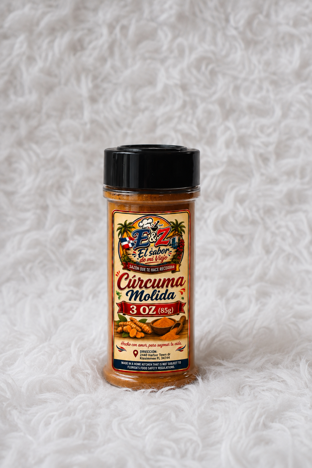 Cúrcuma Molida de E&Z El Sabor de Mi Viejo. | E&Z El Sabor de Mi Viejo ground turmeric.